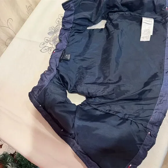 Tommy Hilfiger Infant Puffer Vest Blue 6-9 Months Unisex Baby Casual - Picture 5 of 5